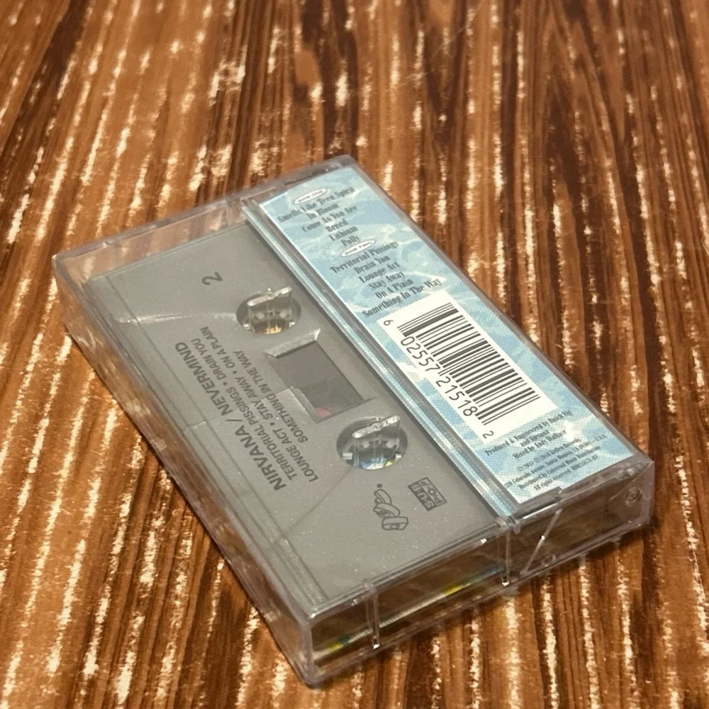 New NIRVANA Nevermind SEALED Cassette TAPE Silver Japan 2016 Limited RARE - Picture 4 of 13
